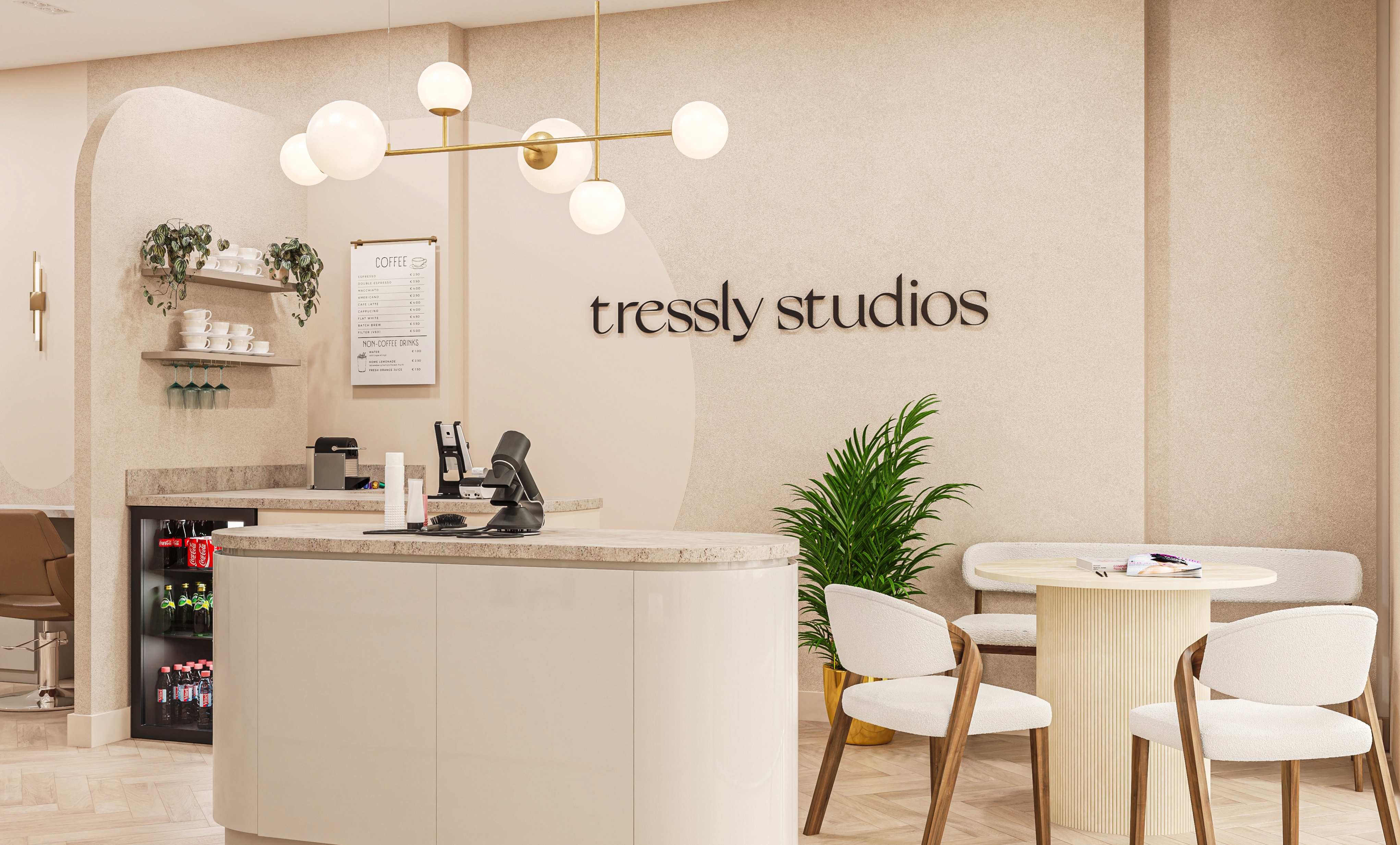 Tressly Studios salon interior